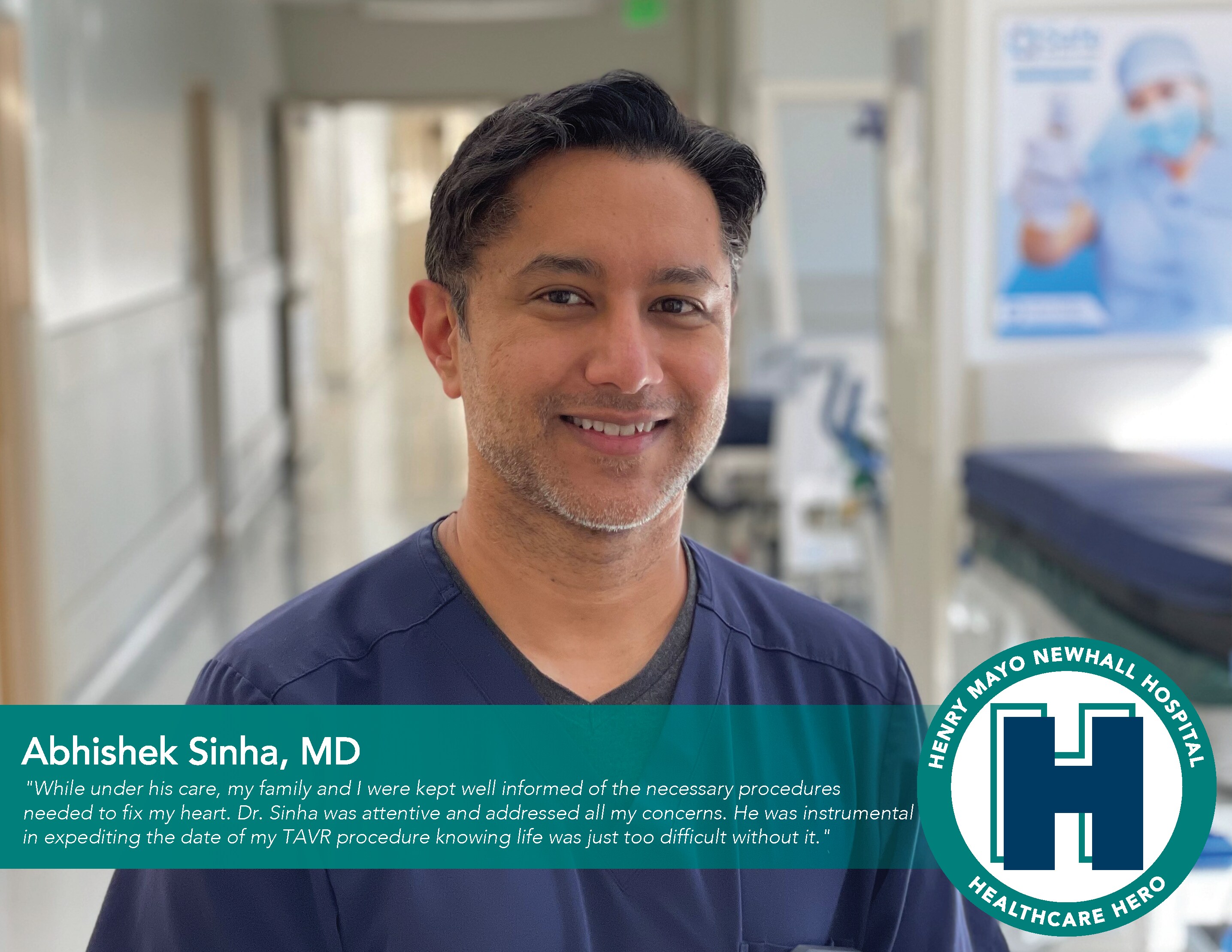 October Healthcare Hero Abhishek Sinha