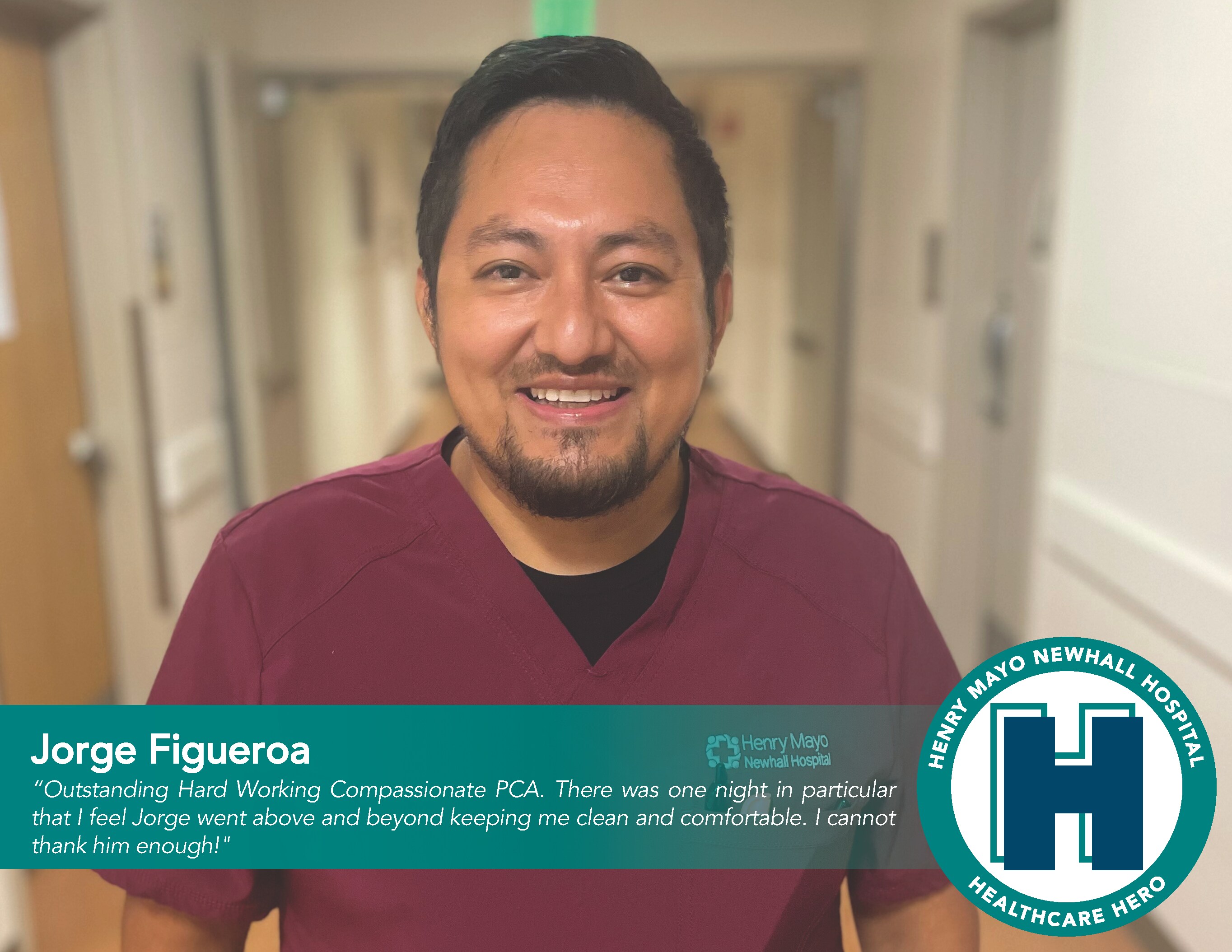 October Healthcare Hero Jorge Figureroa