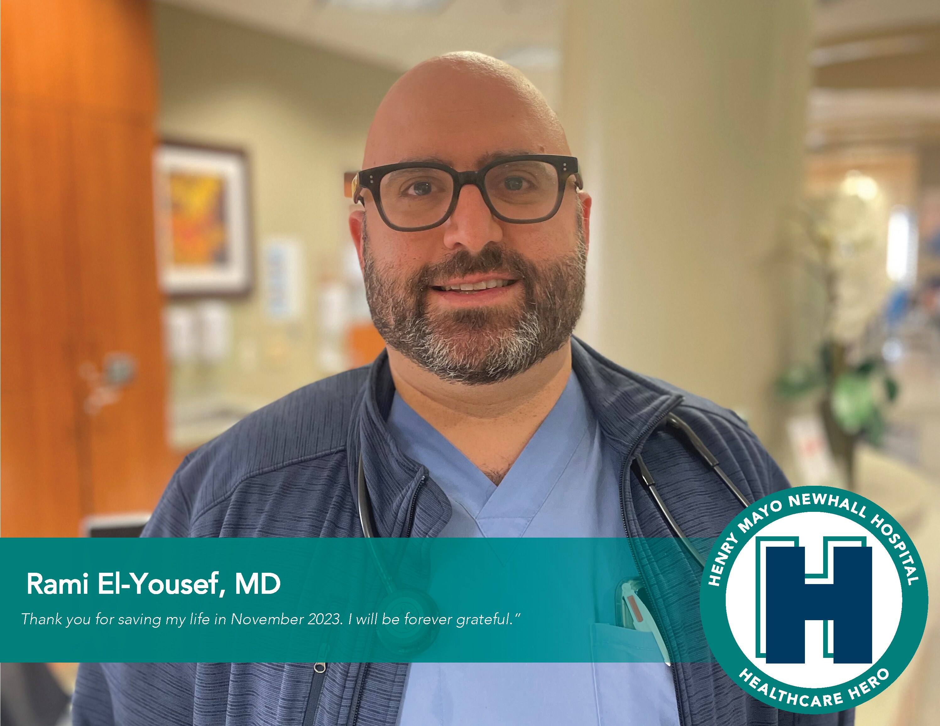 February Healthcare Hero Dr. Rami El-Yousef