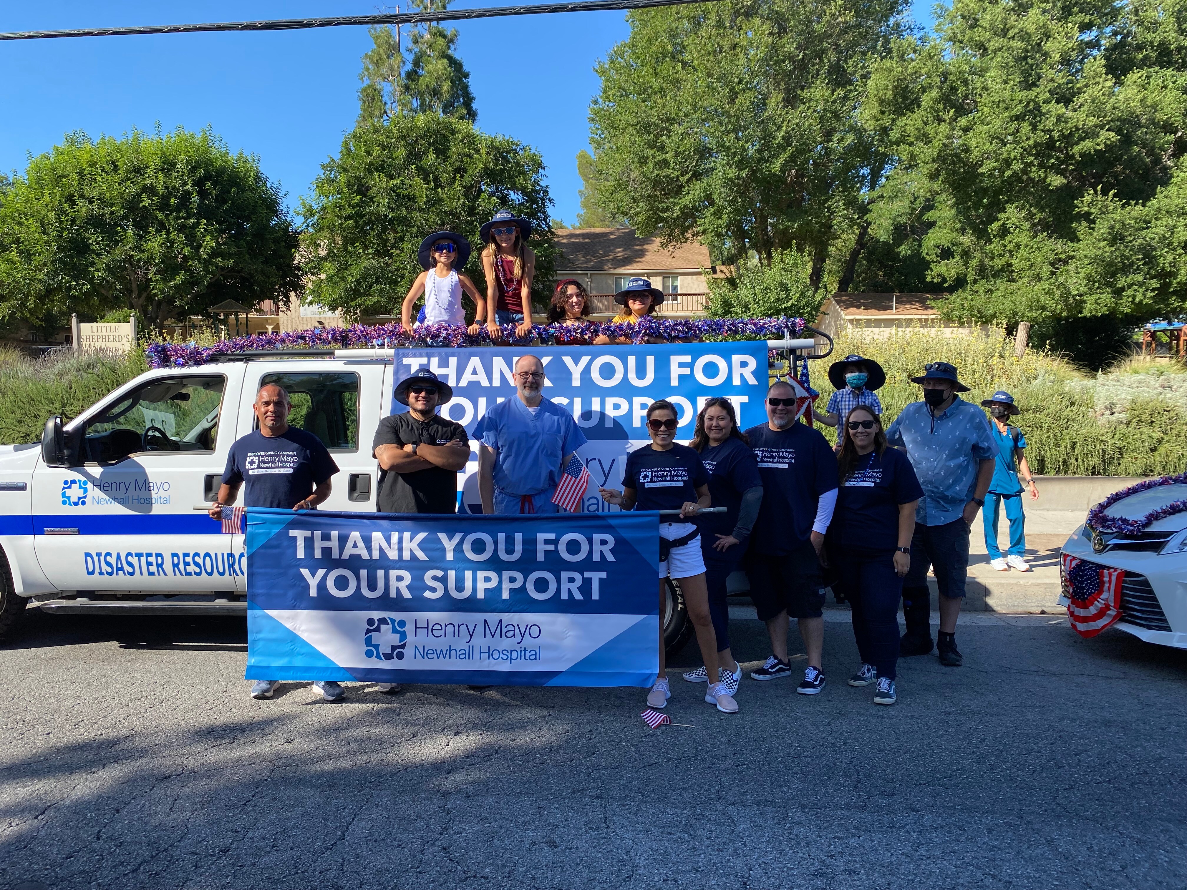 Henry Mayo Frontline Workers in the Independence Day Parade