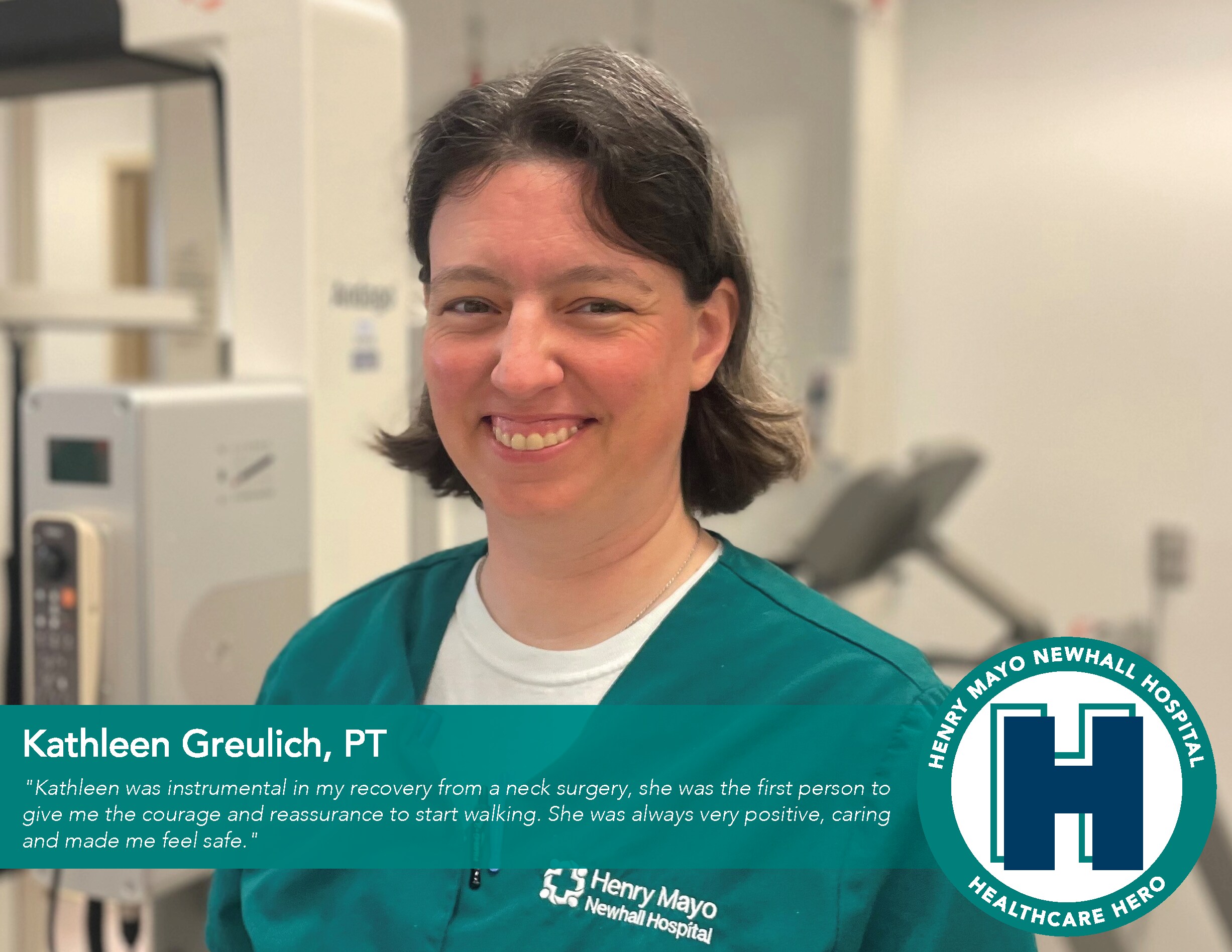 October Healthcare Hero Kathleen Greulich