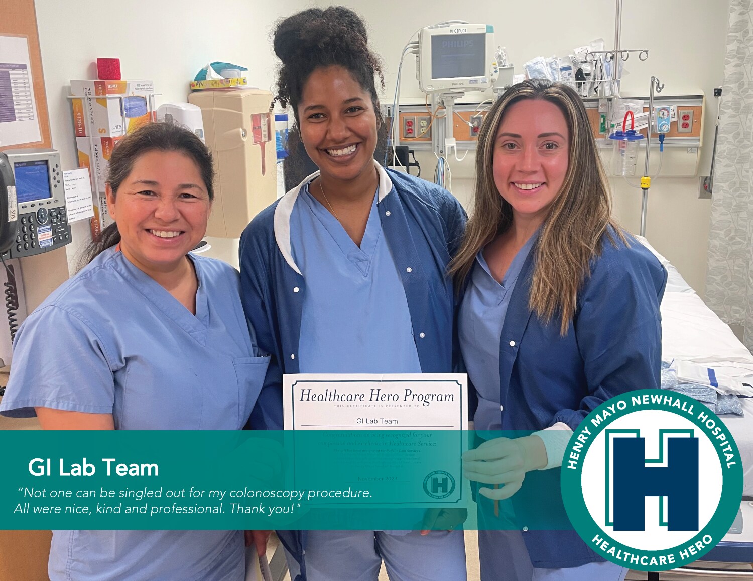 January Healthcare Heroes GI Lab