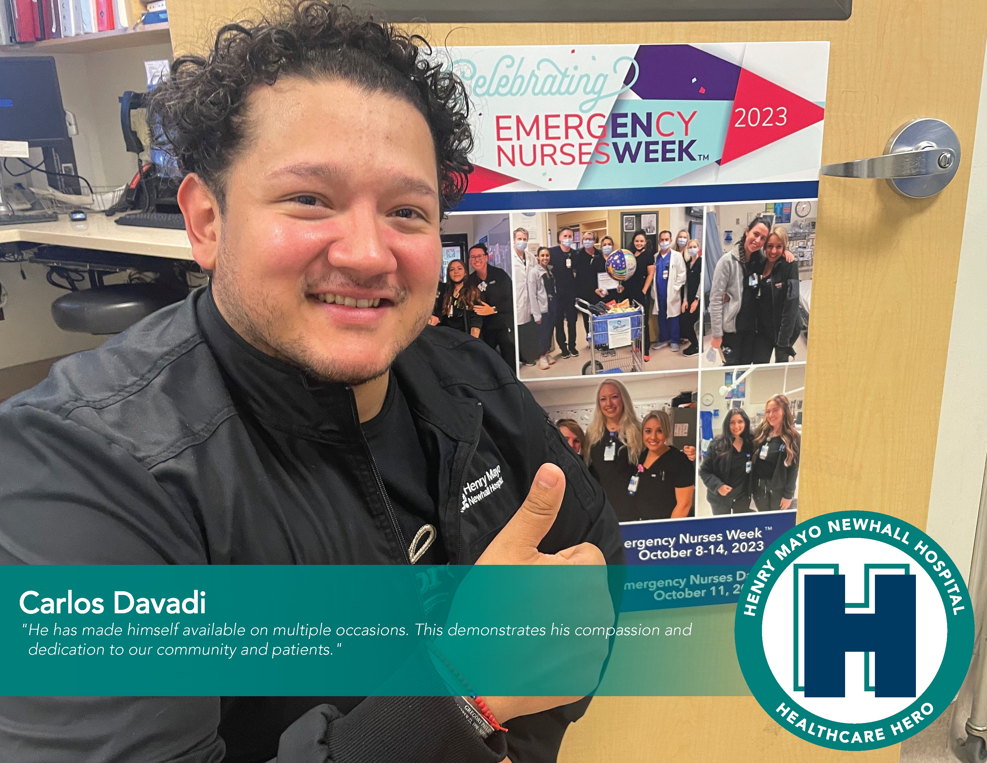 Healthcare Hero Carlos Davadi