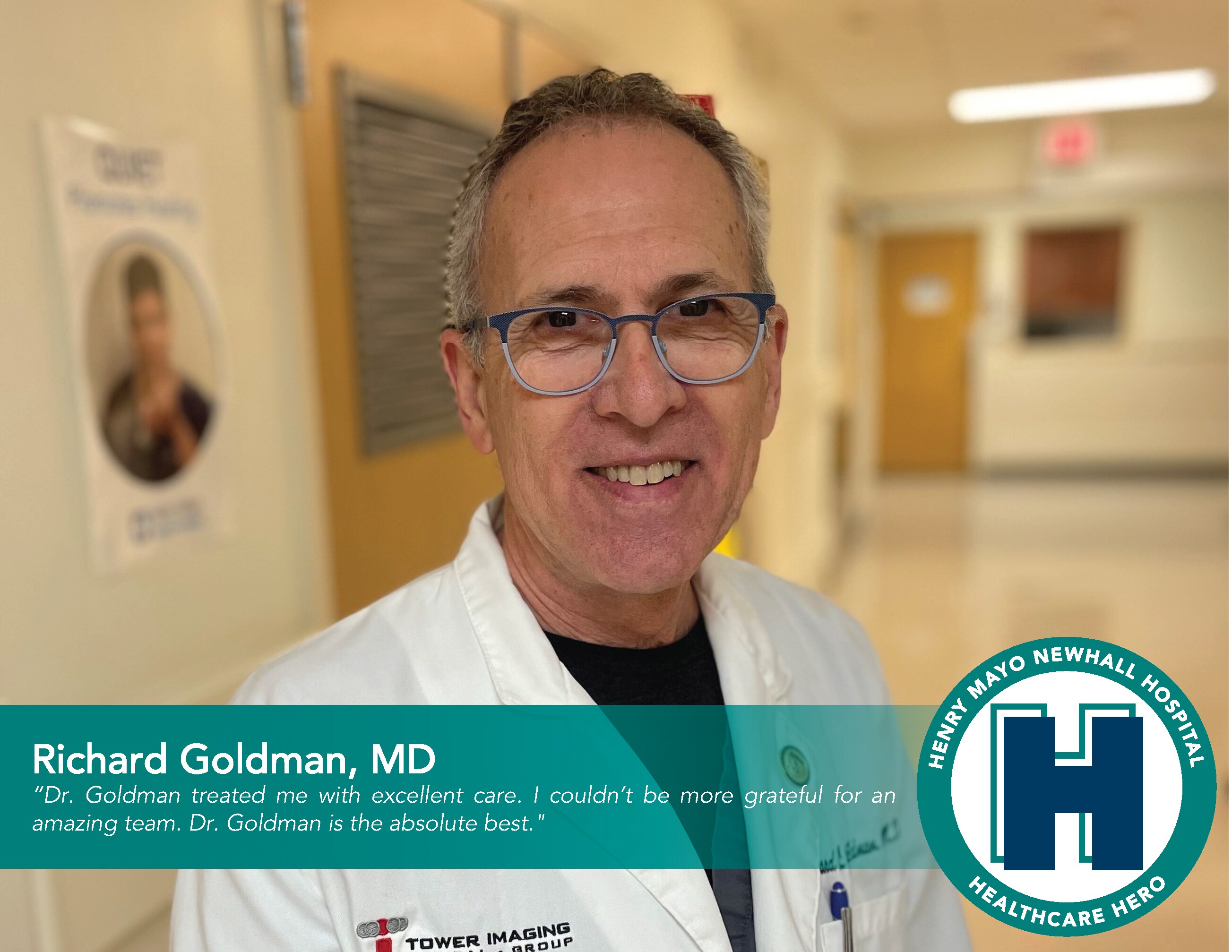 October Healthcare Hero Richard Goldman