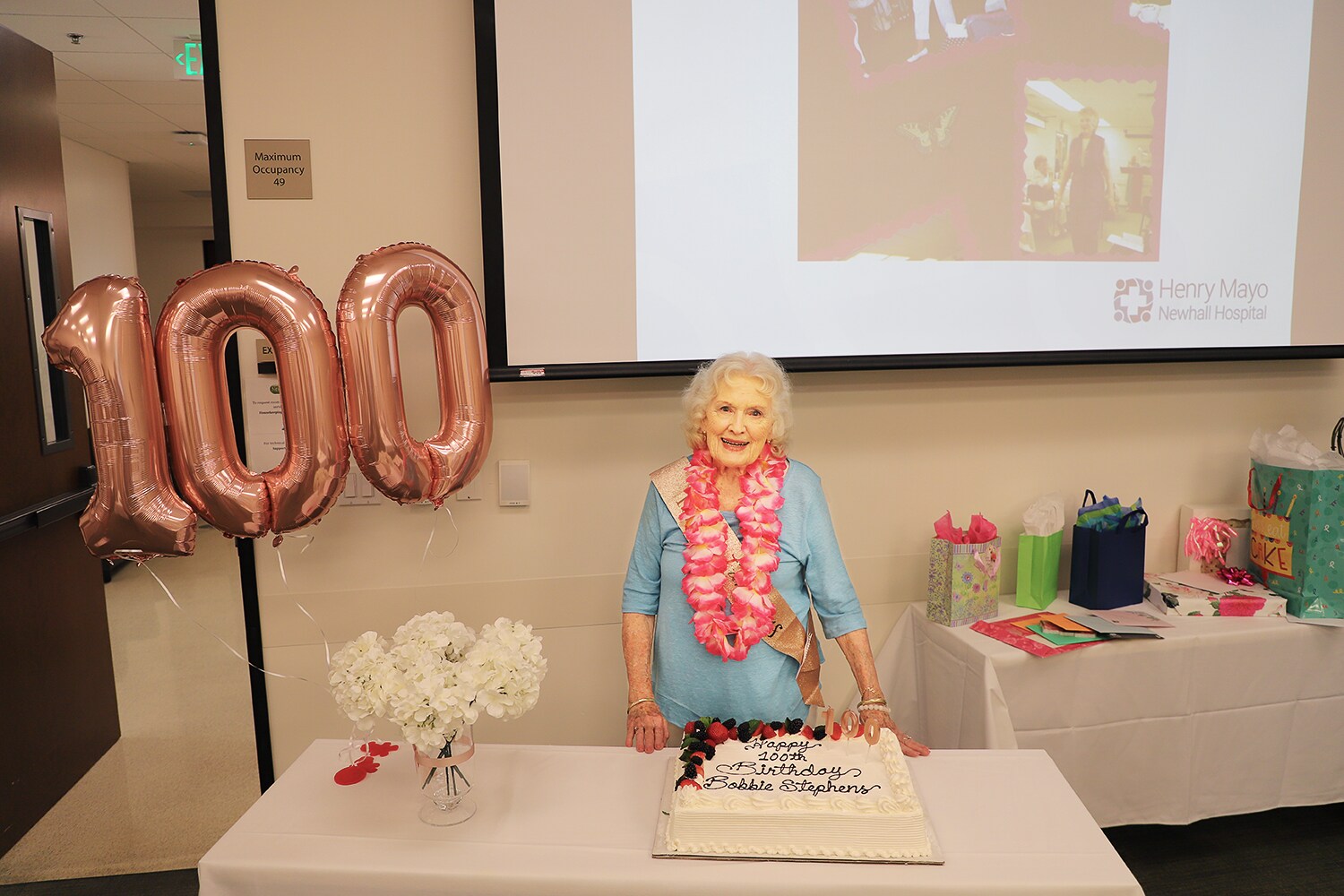 Henry Mayo Volunteer celebrated her 100th birthday