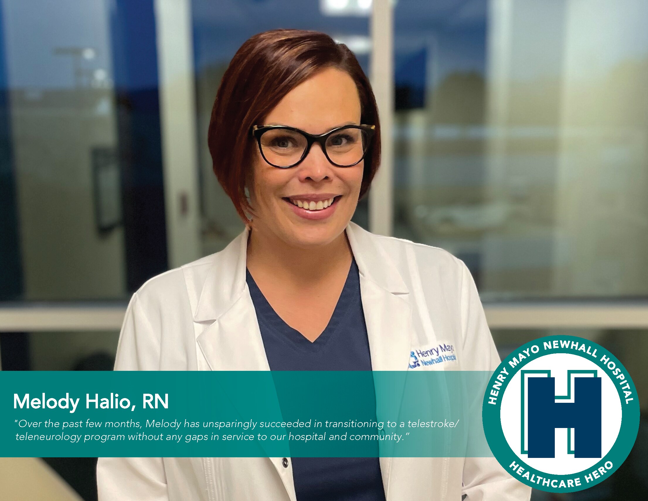 February Healthcare Hero Melody Halio, RN