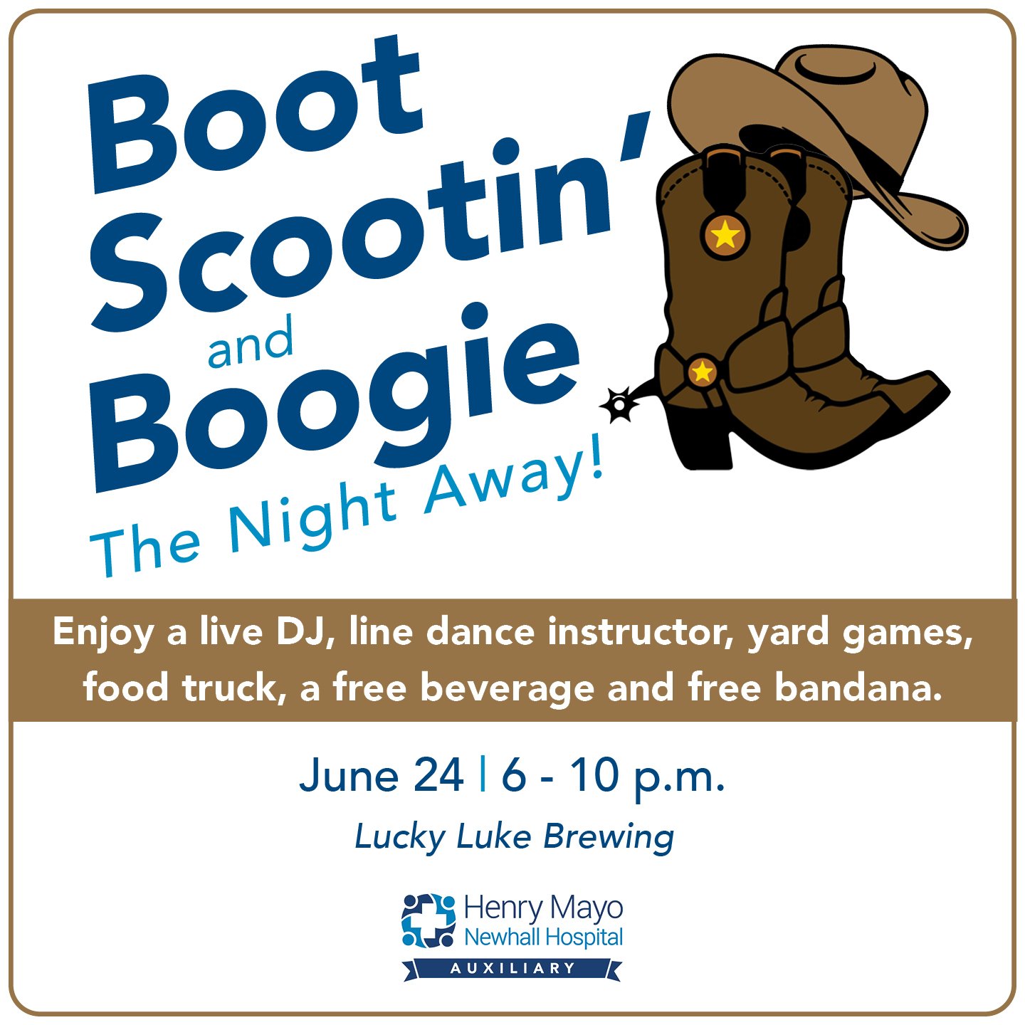 Henry Mayo Newhall Hospital Boot Scootin and Boogie The Night Away!