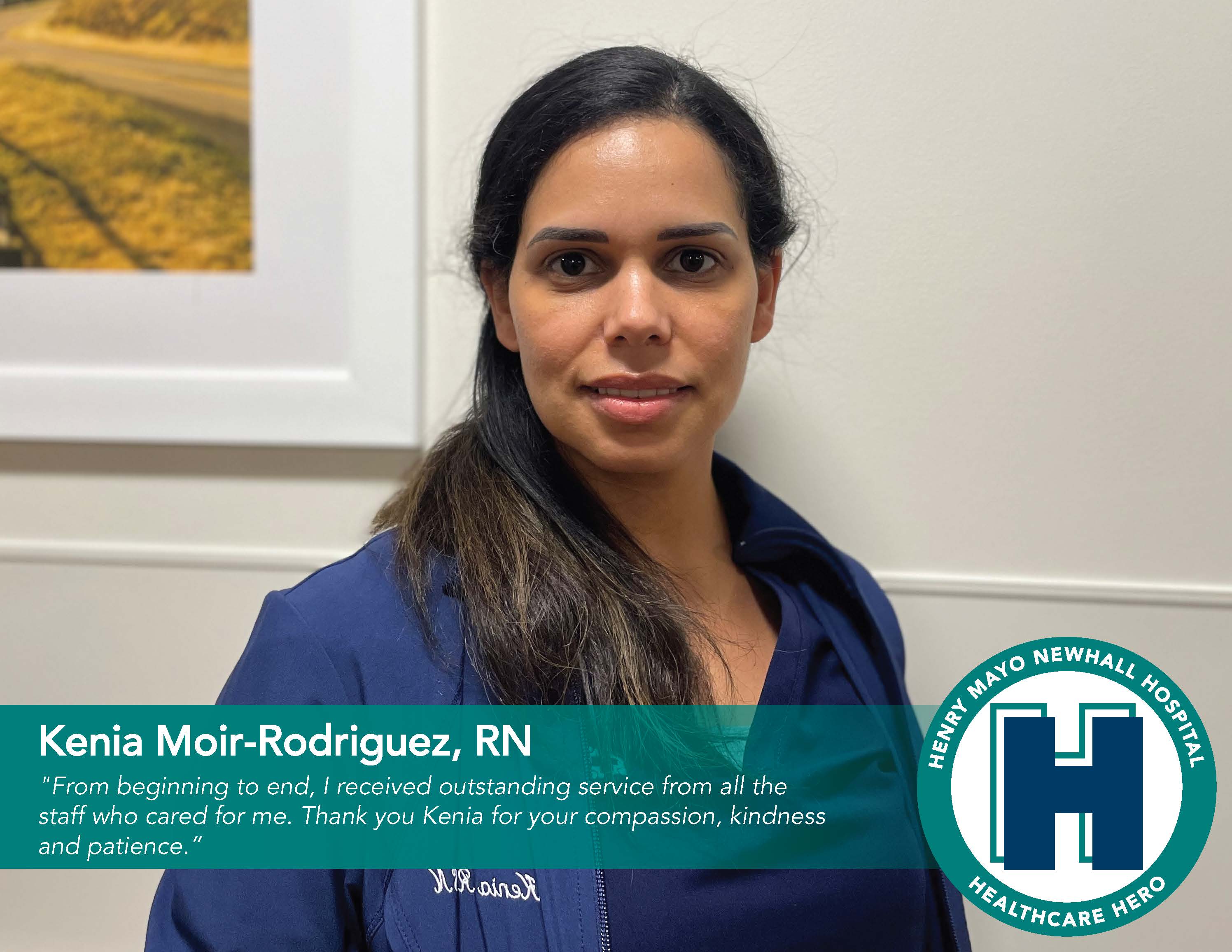 June 2023 Healthcare Hero Kenia Moir-Rodriguez