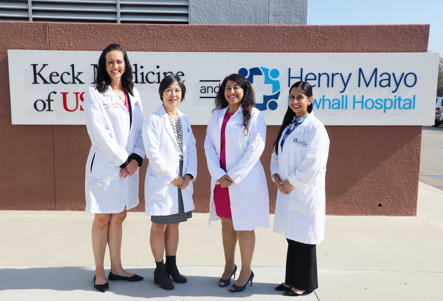 Doctor Pointing at a patient scan at Henry Mayo Newhall Hospital.