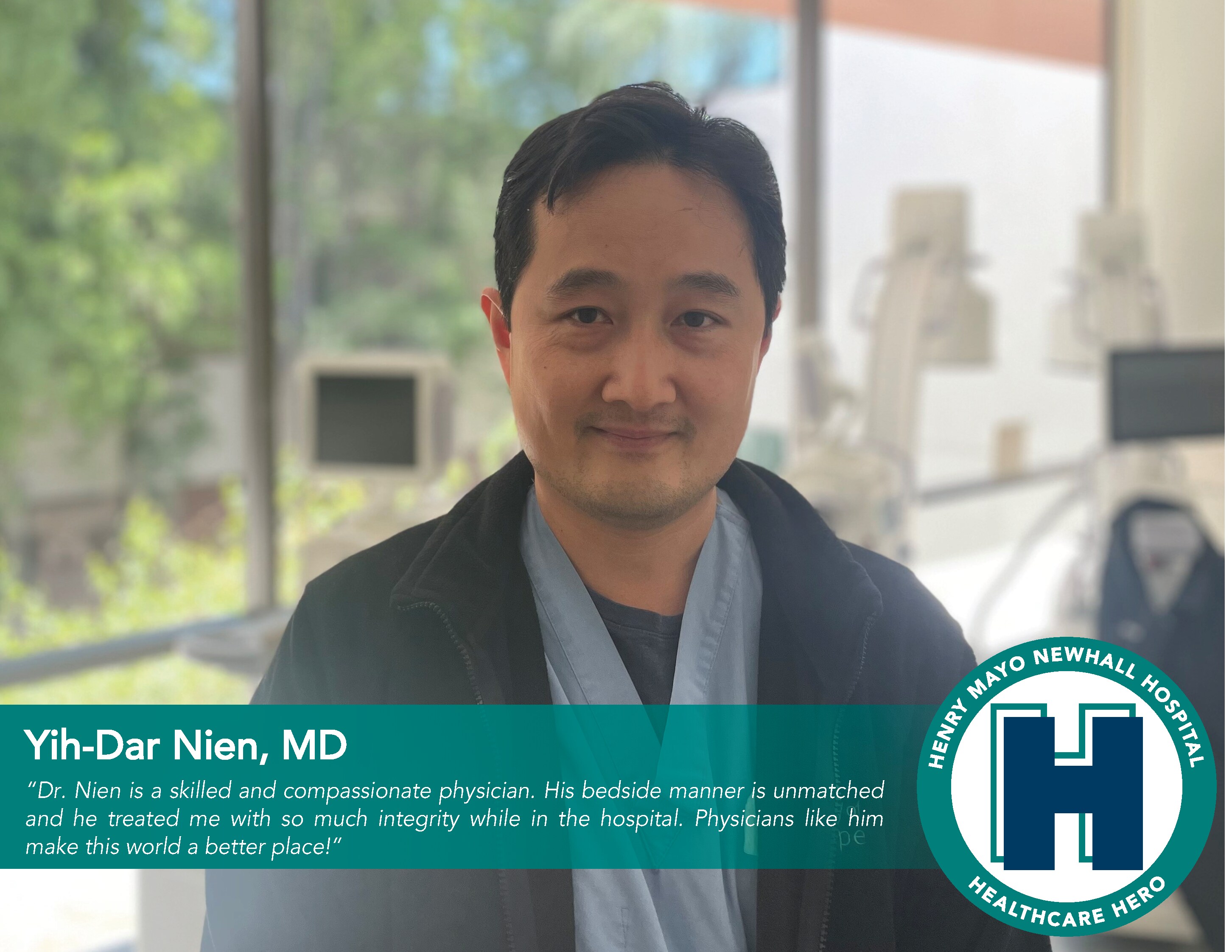 September Healthcare Hero Yih-Dar Nein, MD