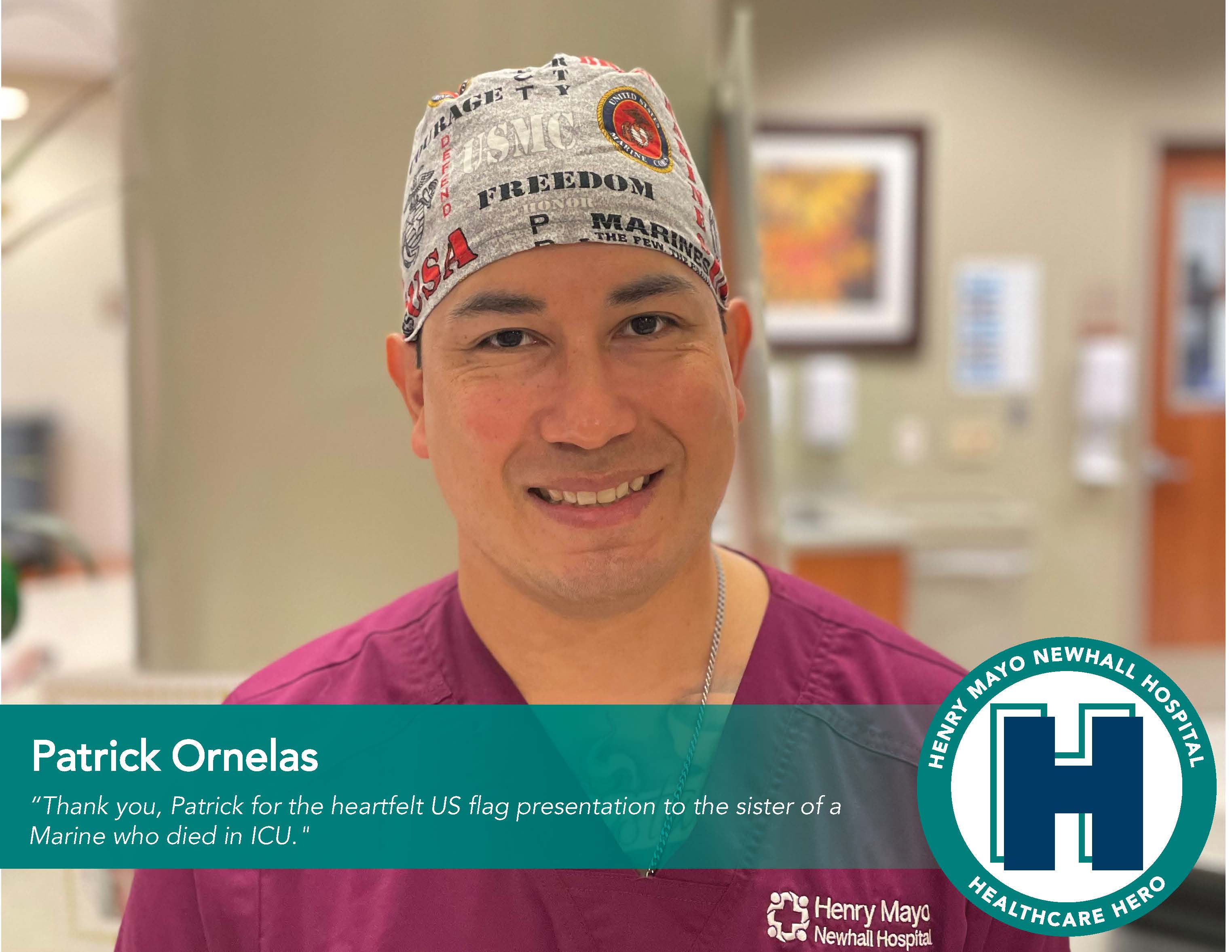 Healthcare Hero Patrick Ornelas