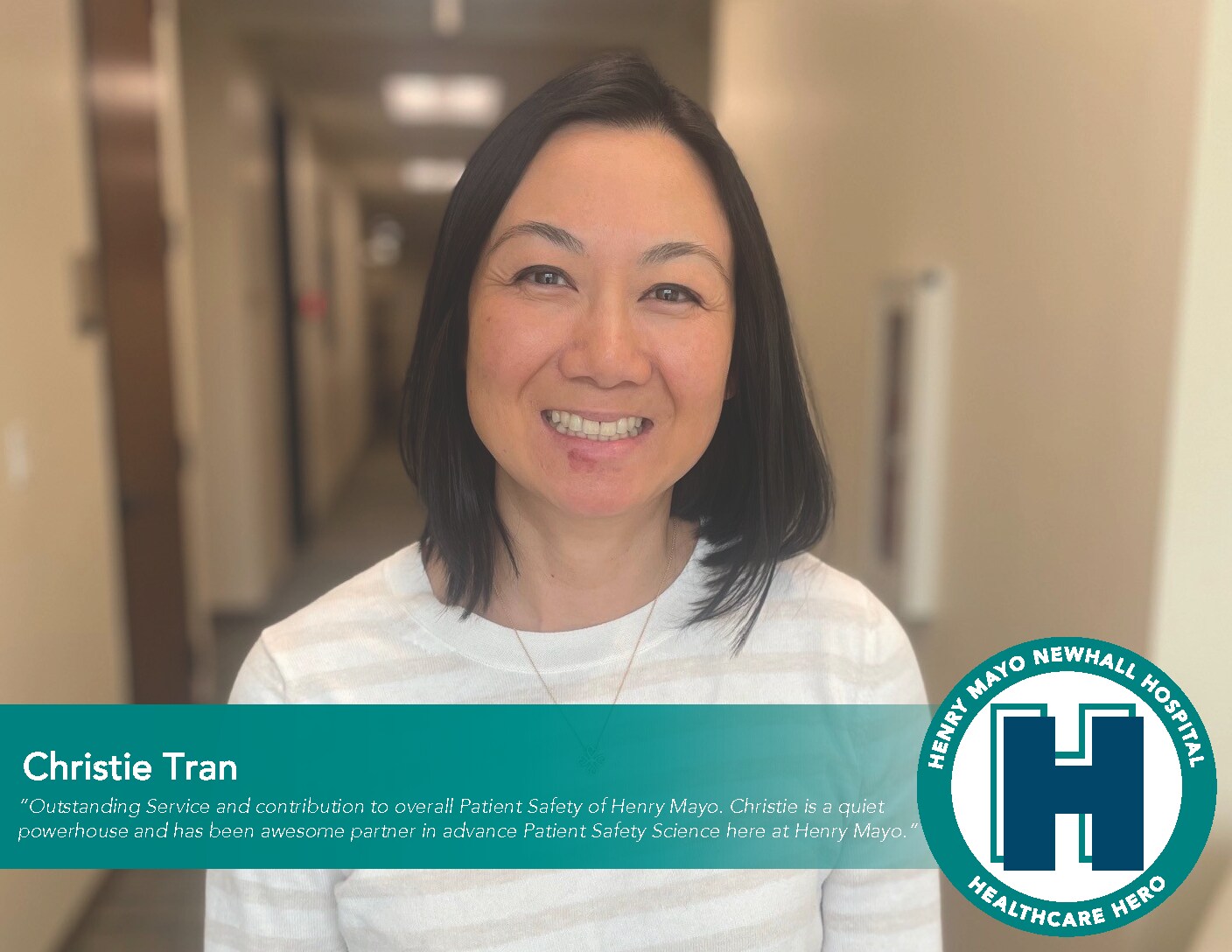 January Healthcare Hero Christie Tran